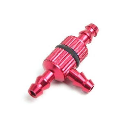 Giunto a T in metallo rosso con filtro - 1pz